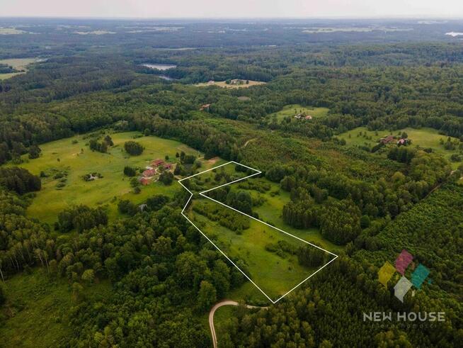 Działka w enklawie śródleśnej, możliwość zabudowy