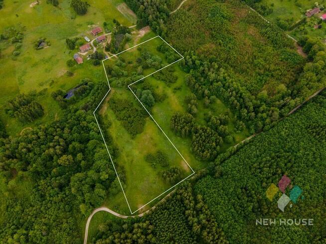 Działka w enklawie śródleśnej, możliwość zabudowy