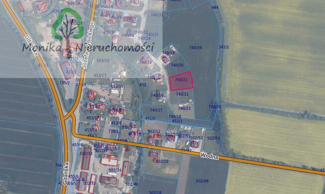 Działka budowlana Subkowy, Wybickiego