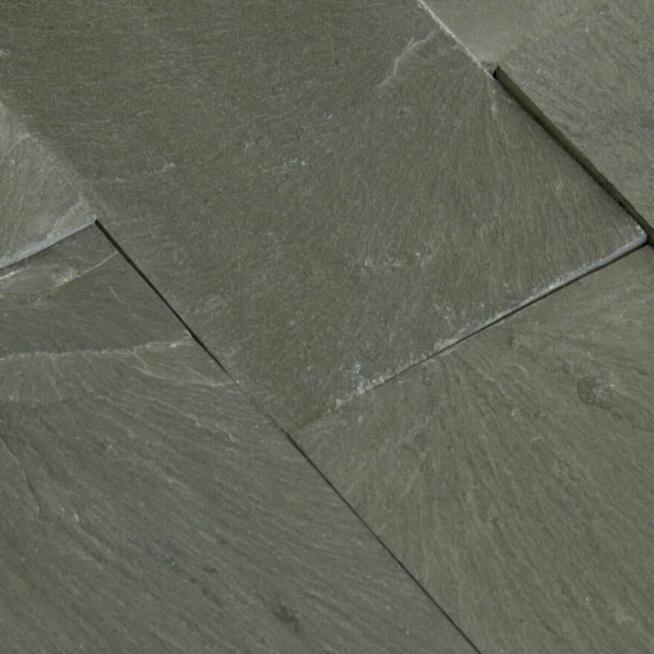 Płytki Łupek Carbon Black naturalny 10x30x1-1,3 cm