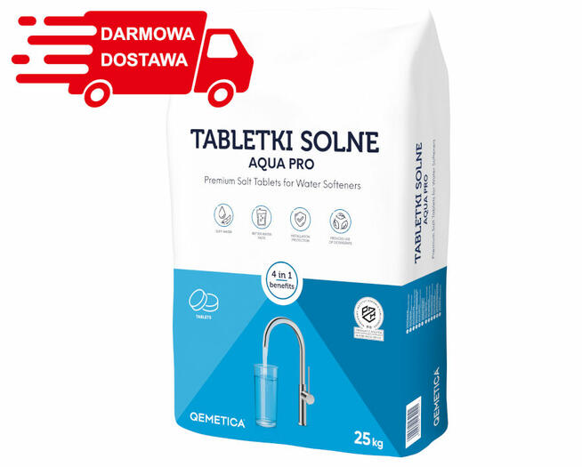 TABLETKI SOLNE Qemetica/CIECH do uzdatniania wody PALETA!!!