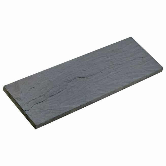 Płytki Łupek Carbon Black naturalny 10x30x1-1,3 cm