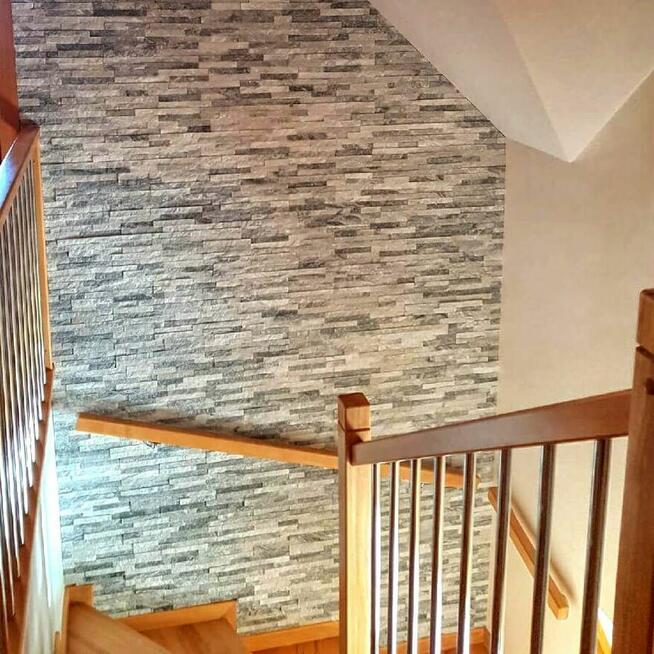 Panel ścienny Kwarcyt Stackstone Cloud Grey 10x36x0,8-1,3 cm