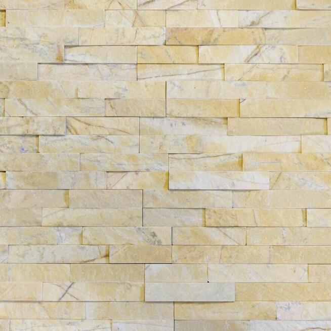Panel ścienny Marmur Yellow Stackstone 10x36x0,8-1,3 cm