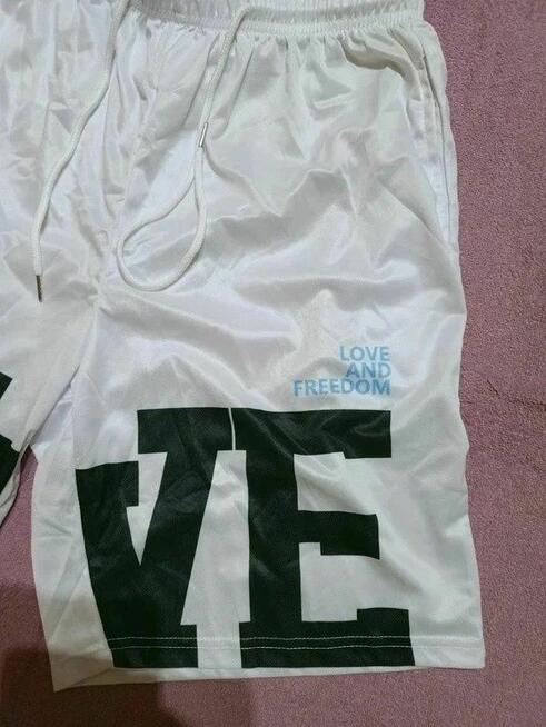 2 x Spodenki AWE Love of Freedom Białe/ Niebieskie Roz.L