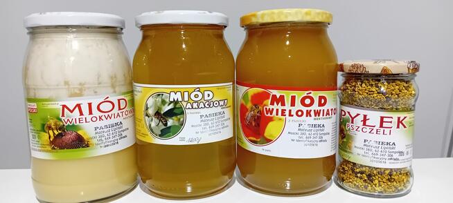 Miód, pyłek pszczeli