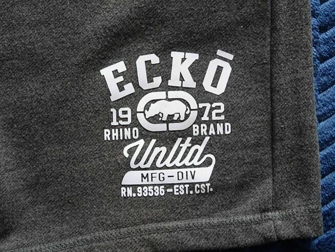 Męskie krótkie spodenki ECKO, zielone, rozmiar S