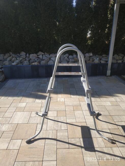 Metalowa Drabinka do basenu 84cm - Bestway 58430