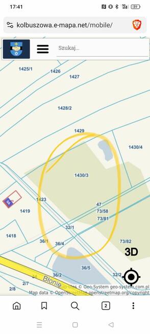 48a, w spokojnej okolicy ma obrzeżach nasta