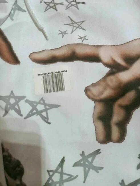 Szorty poliestrowe Dont give up Białe Roz.L