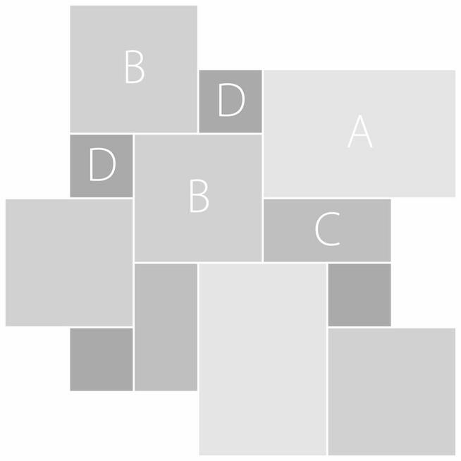 Płytki Trawertyn Classic Light bębnowany komplet 0,742 m2