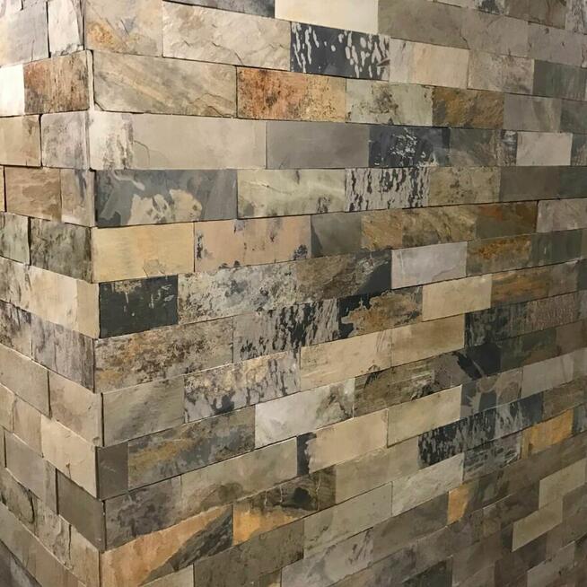 Płytki Łupek Indian Autumn naturalny 10x30x0,8-1,3 cm