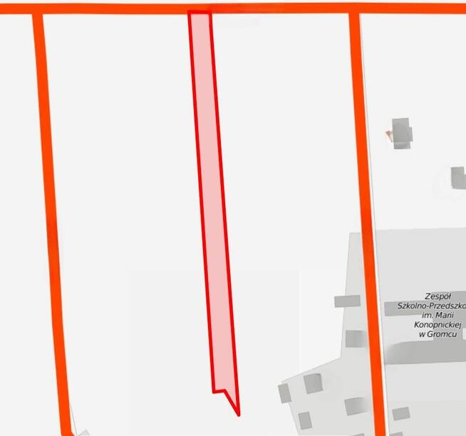 Na sprzedaż działka rolna o powierzchni 3010 m² Gromiec
