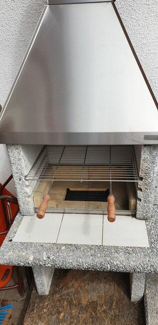 Grill ogrodowy Norman Kombi daszek nierdz. OKAZJA za 1/3 cen
