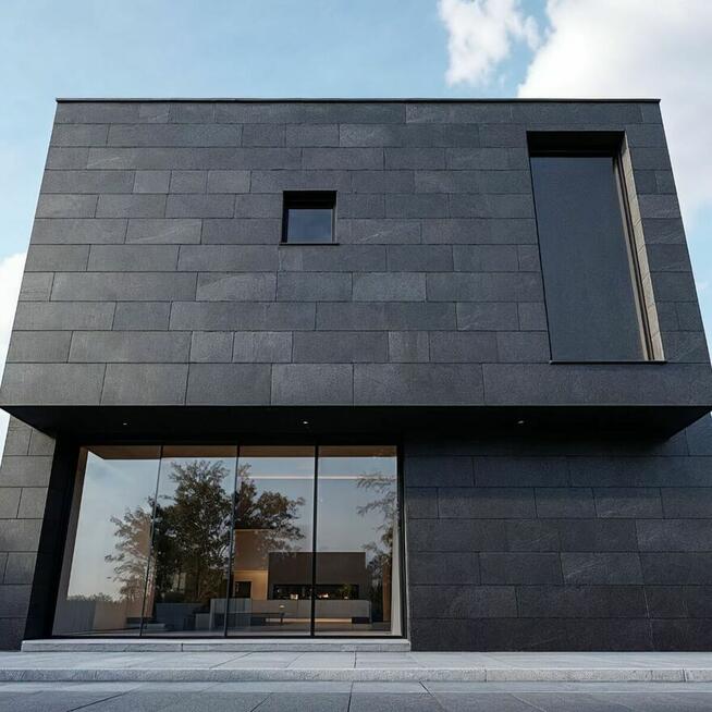 Płytki Łupek Black Slate naturalny 60x40x0,9-1,2 cm