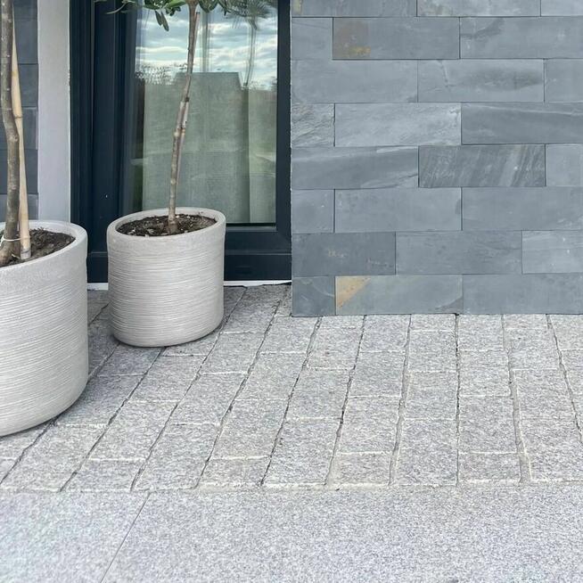 Stopień / Blok granitowy G603 New Bianco Cristal 130x35x15 c