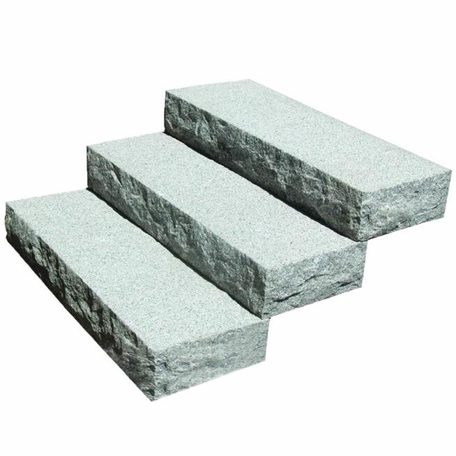 Stopień / Blok granitowy G603 New Bianco Cristal 130x35x15 c