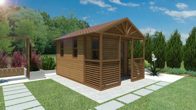 Domek ogrodowy KORDIAN Domek drewniany letniskowy na działkę