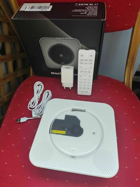 Odtwarzacz Płyt CD MP3 Muzyki Dyskmen przenośny Bluetooth