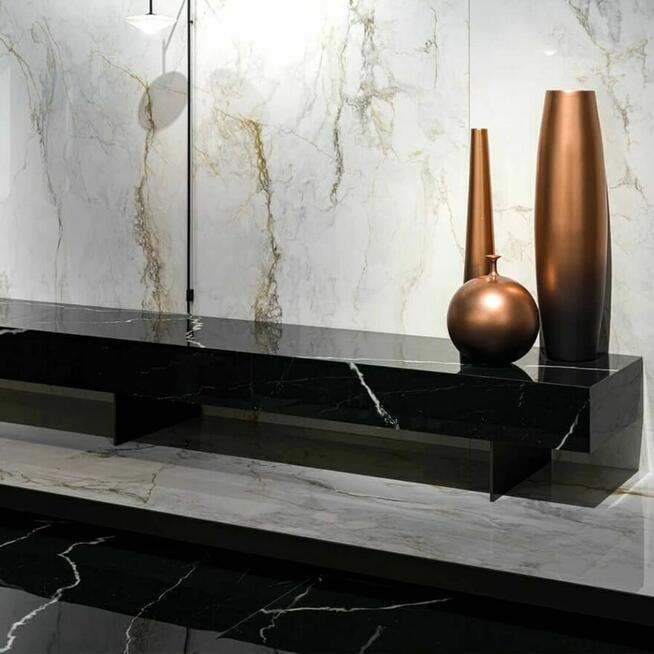 Gres Pisa Gold polerowany 120x120x1 cm