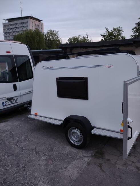 Sprzedam lekką przyczepę kempingową 2-osobową – tylko 350 kg