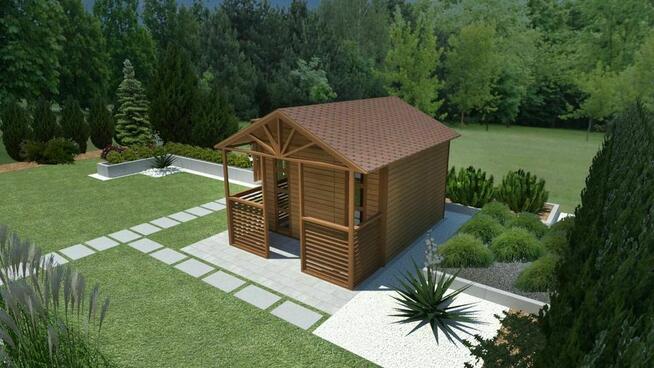 Domek ogrodowy KORDIAN Domek drewniany letniskowy na działkę