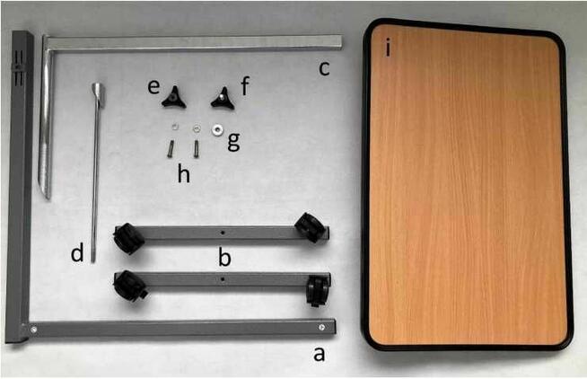 Stolik przyłóżkowy z regulacją wysokości