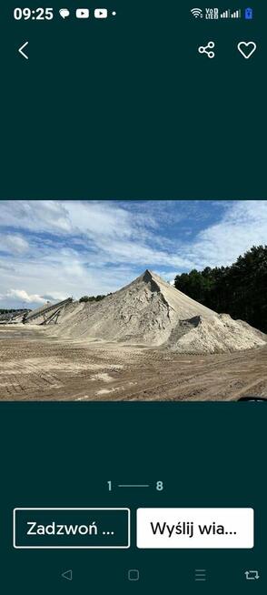 Piasek kliniec tłuczeń kruszywa kamień Rzeszów Krasne Mala