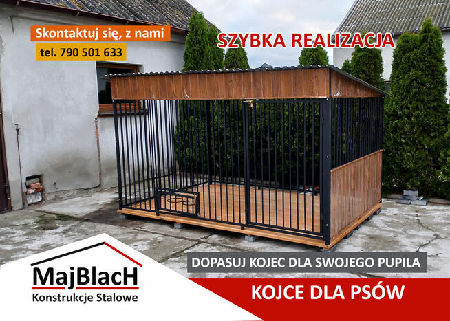 PRODUCENT KOJCÓW DLA PSÓW - na każdy wymiar –Maj-Blach