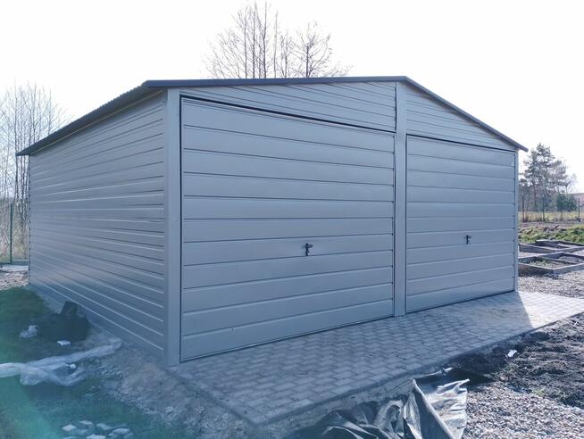 Garaż Blaszany 6x6 - SZYBKA REALIZACJA– Maj-Blach