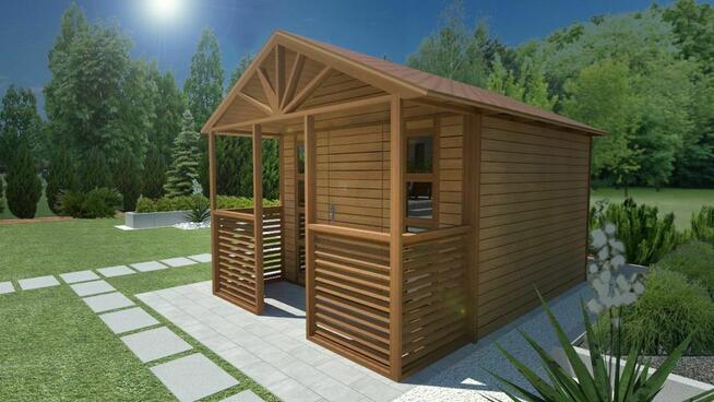 Domek ogrodowy KORDIAN Domek drewniany letniskowy na działkę