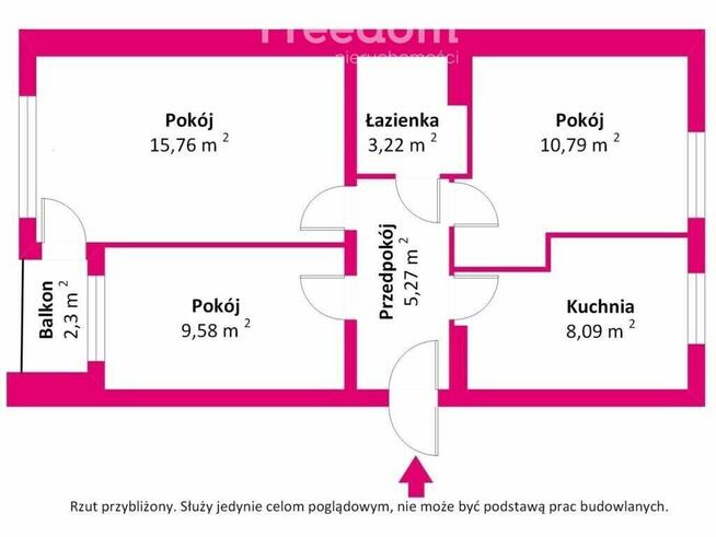 Mieszkanie przy metrze do własnej aranżacji