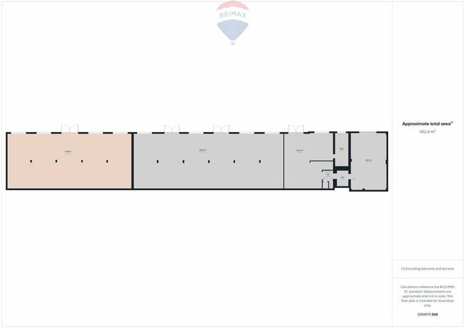 Lokal handlowo-usługowy - 217,7 m² – Faktura VAT