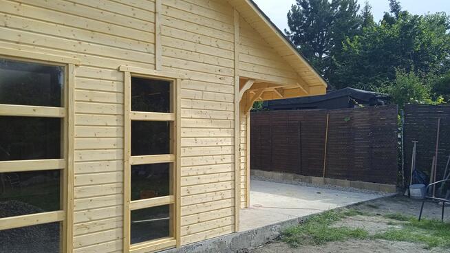 Domek letniskowy, schowek drewniany, domek ogrodowy KORDIAN