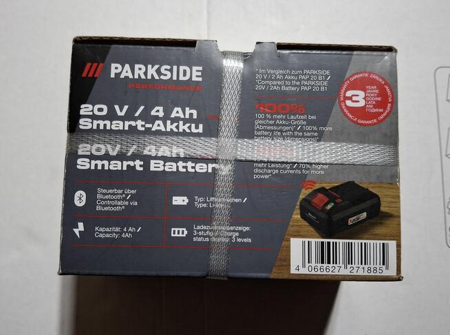 AKUMULATOR PARKSIDE PERFORMANCE SMART X20V TEAM 4Ah 20V PAPS