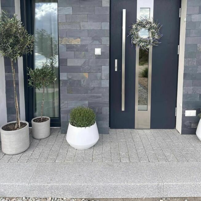Stopień / Blok granitowy G603 New Bianco Cristal 130x35x15 c