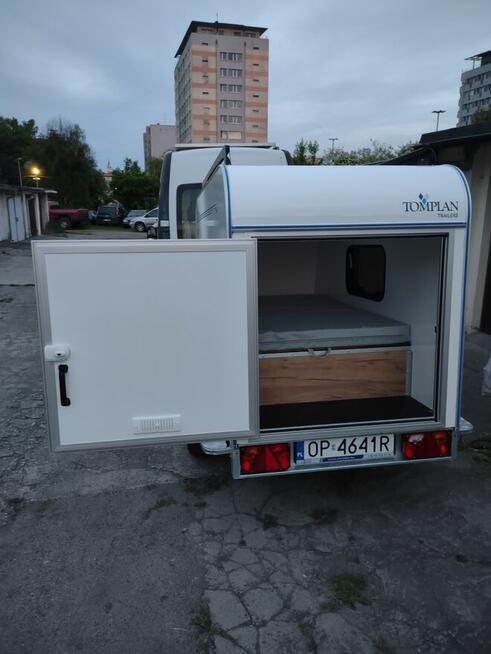Sprzedam lekką przyczepę kempingową 2-osobową – tylko 350 kg