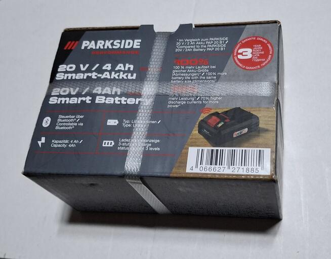 AKUMULATOR PARKSIDE PERFORMANCE SMART X20V TEAM 4Ah 20V PAPS