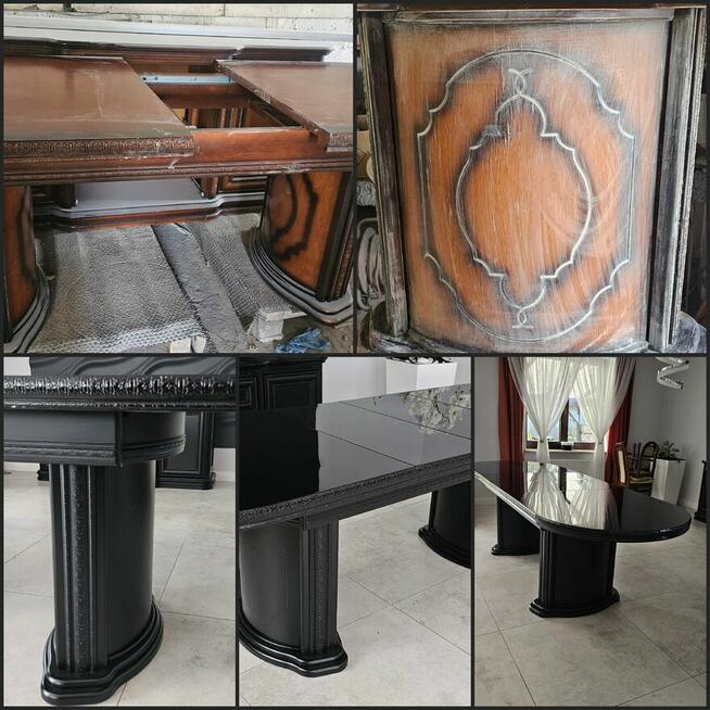 Renowacja mebli , stołów , lakierowanie frontów do szafek