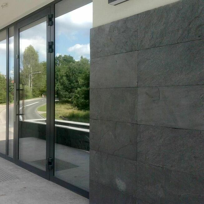 Płytki Łupek Silver Grey naturalny 80x40x1,2 cm