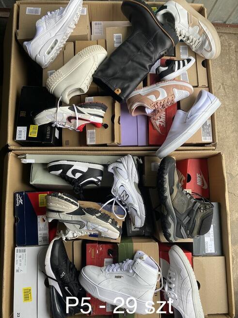 Pakiety markowego obuwia ABC ze zwrotów konsumenckich