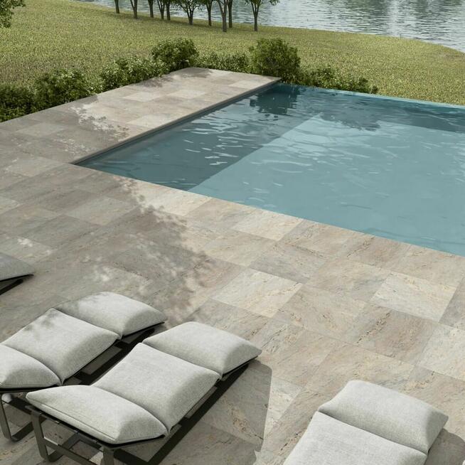 Płytki Granit Cielo de Marfil leather 60x60x1,5 cm