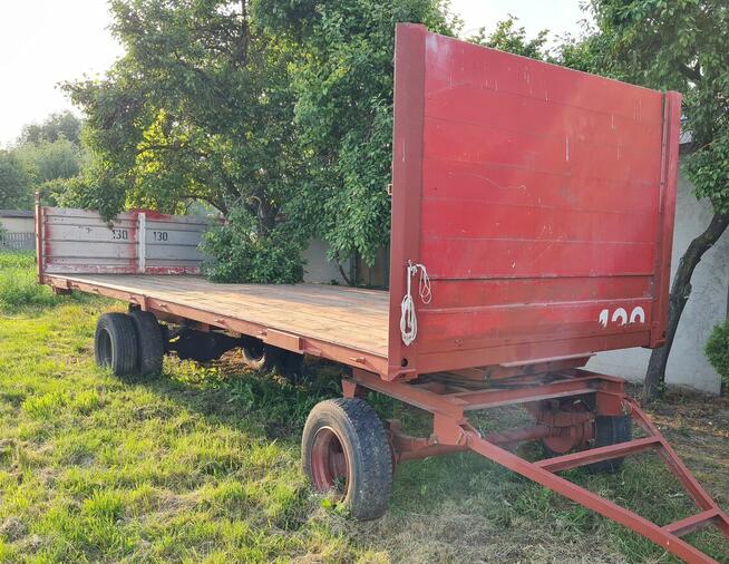 PRZYCZEPA na resorach (bliźniak) ciężarowa/rolnicza/burtowa