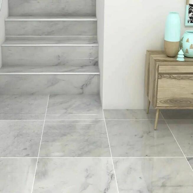 Płytki Marmur Mugla White polerowany 61x30,5x1 cm