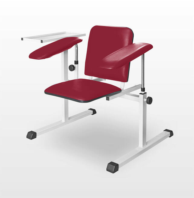 Stanowisko do pobierania krwi fotel laboratoryjny