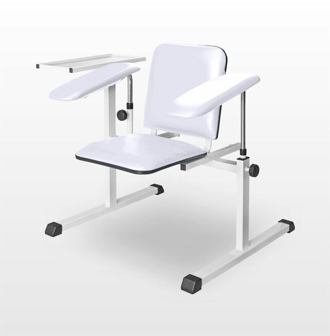 Stanowisko do pobierania krwi fotel laboratoryjny