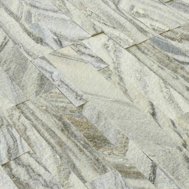 Panel ścienny Quick Stone 3D White Marble 60x15x0,2-0,4 cm