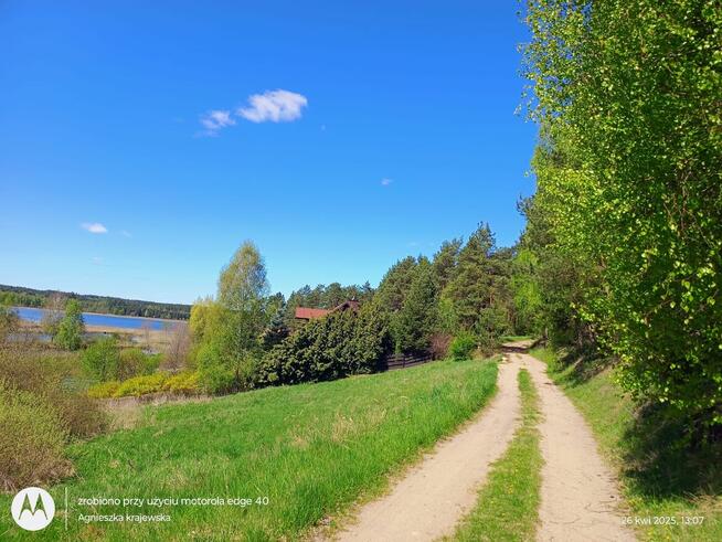 Działka z dostępem do jeziora z domem