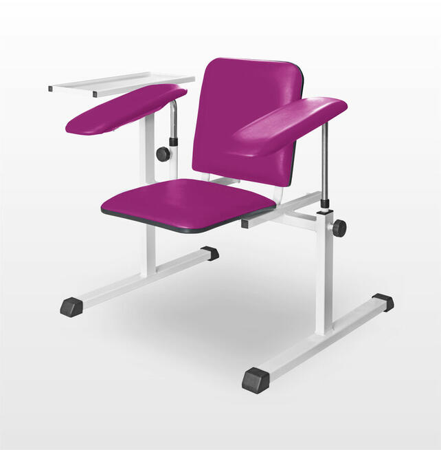 Stanowisko do pobierania krwi fotel laboratoryjny