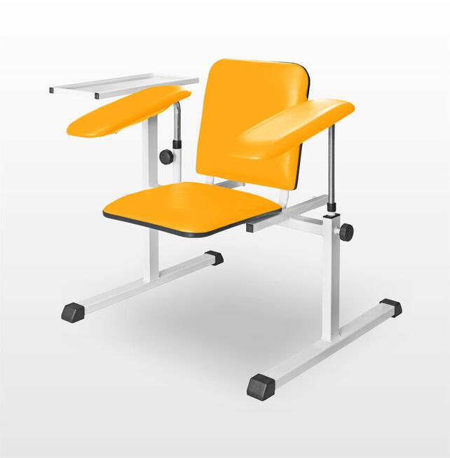 Stanowisko do pobierania krwi fotel laboratoryjny